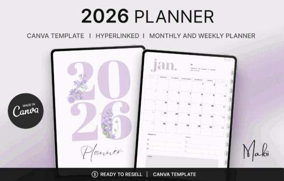 10 Best Hyperlinked Digital Planner Templates 20 2026 Digital Planner Canva Template Graphics 136329463 1 1 580x371 2