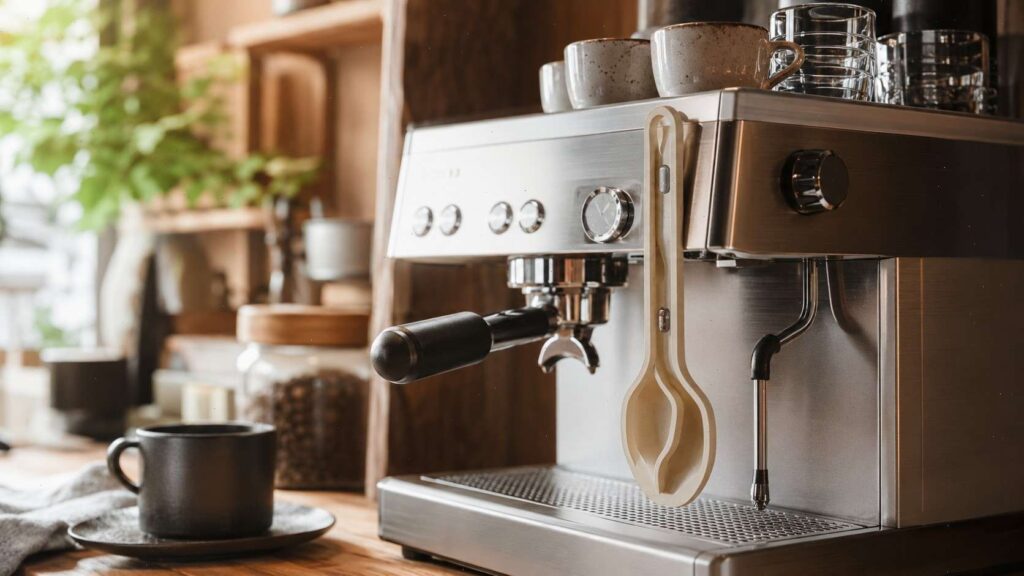 3D Printed Kitchen Gadgets: 10 Brilliant Ideas You’ll Actually Use 7 A coffee spoon clip combines two small tools into one: a measuring scoop and a bag closure.