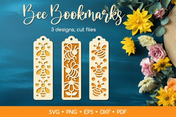 Laser Cut Wood Bookmarks Ideas: 24 Stunning Designs 28 3 Bookmarks with Bee SVG Cut Files Laser Cutting 148295619 1 1 580x387 1