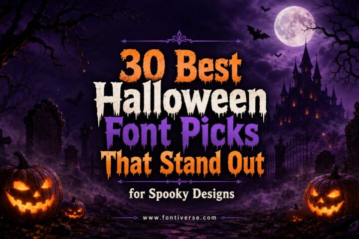 30 Best Halloween Fonts for Spooky Designs That Stand Out