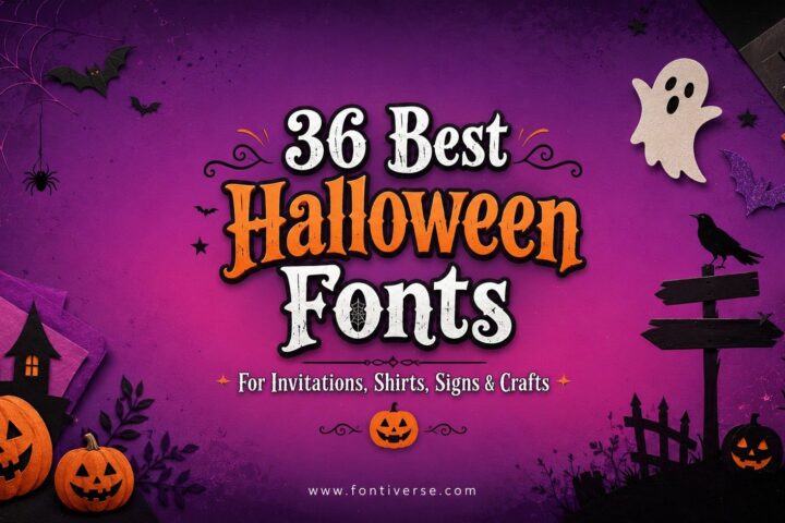 36 Best Halloween Fonts for Invitations, Shirts, Signs, and Crafts