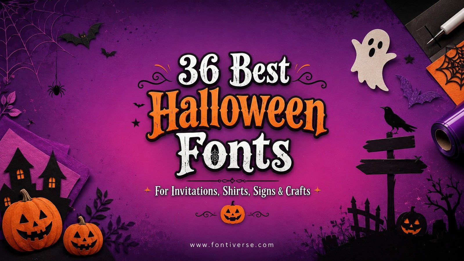 36 Best Halloween Fonts for Invitations, Shirts, Signs, and Crafts
