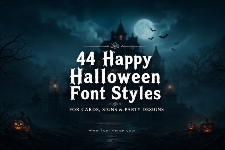 Halloween Fonts: 44 Best Picks for Cards, Signs & Cricut