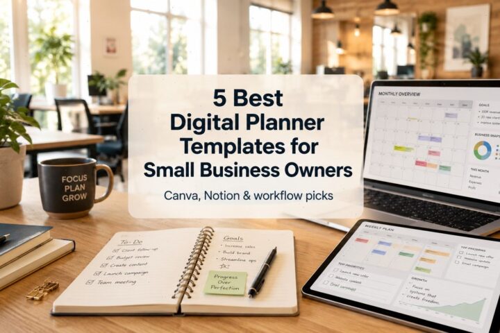 5 Digital Planner Templates Powerful Picks for Small Business