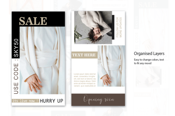 25 Instagram Story Templates: Gorgeous Designs You’ll Love 34 7 Instagram Story Templates Graphics 3872075 3 580x386 1