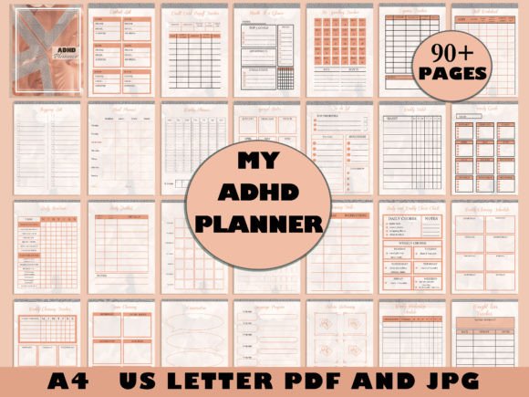 10 Best ADHD Planner Templates for Adults 8 ADHD Planner Printable Graphics 53400297 4 580x435 1