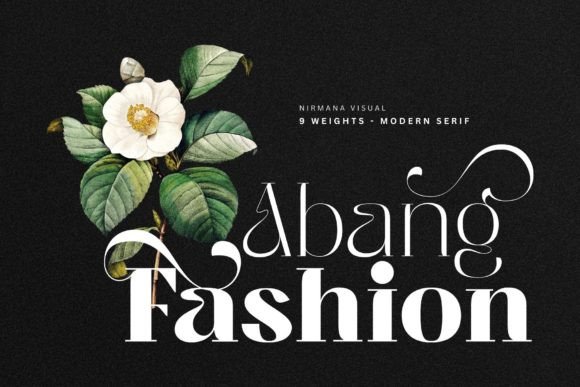 Premium Fonts: 20 Powerful Choices Designers Will Love 35 Abang Fashion Fonts 52323137 1 1 580x387 1
