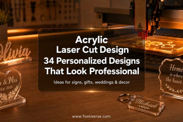 Acrylic Laser Cut Design 35 Personalized Designs That Look Professional