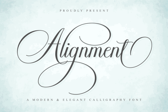 Modern Script Fonts: 10 Stunning Picks for Weddings & Branding 26 Alignment Fonts 137902730 1 1 580x387 1