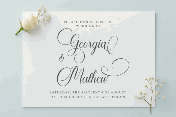 Calligraphy Fonts for Wedding Invitations: 10 Stunning Picks 10 Alignment Fonts 137902730 2 580x387 1