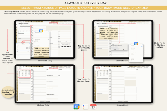 12 Best Digital Planner Templates for GoodNotes and iPad 3 All In One Digital Planner To Organize Graphics 128732289 2 580x387 1