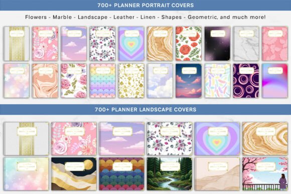 12 Best All-in-One Digital Planner Templates You’ll Love 3 AllinOne Digital Planner Goodnotes Graphics 132633832 7 580x387 1