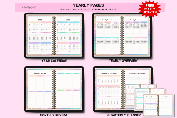 12 Best All-in-One Digital Planner Templates You’ll Love 7 AllinOne Digital Planner Graphics 108361968 5 580x387 1