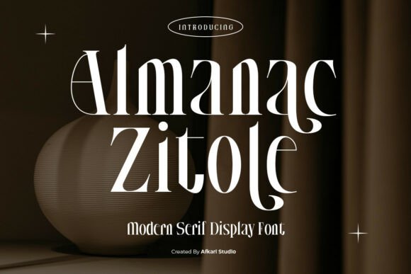 16 Best Aesthetic Fonts for Canva Designs 8 Almanac Zitole Fonts 142985185 1 1 580x387 1