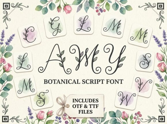 16 Best Aesthetic Fonts for Canva Designs 30 Amy Fonts 146105505 1 1 580x433 1