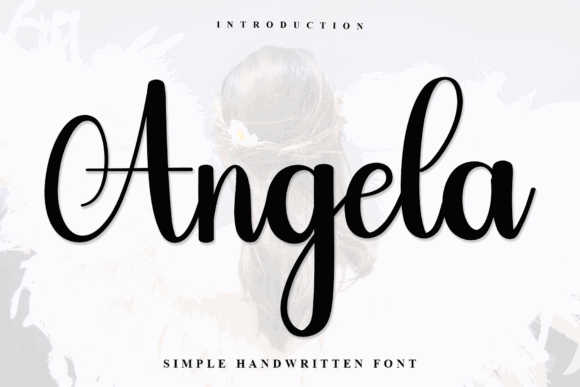 33 Best Feminine Script Fonts for Elegant Branding & Wedding Design 44 Angela Fonts 92821011 1 1 580x387 1
