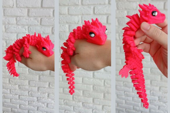 11 Most Profitable 3D Printing Models That Actually Sell 12 Articulated Dragon PrintinPlace 3D Printing 139674978 2 580x386 1