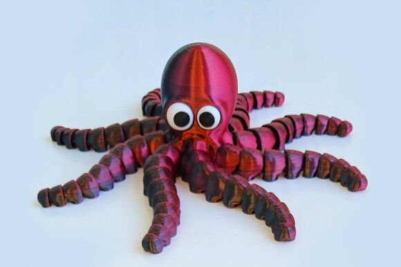 11 Most Profitable 3D Printing Models That Actually Sell 63 Articulated Octopus Flexible 3D Model 3D Printing 139726021 1 1 580x386 1