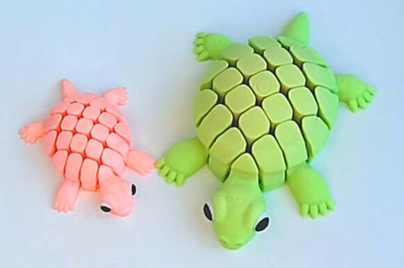 11 Most Profitable 3D Printing Models That Actually Sell 69 Articulated Turtle Flexible Print Toy 3D Printing 139727361 1 1 580x386 1
