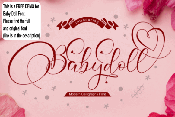 16 Handwritten Fonts for Commercial Use That Look Professional 20 Babydoll Fonts 21860356 580x387 1