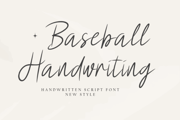 Elegant Script Fonts for Branding: 18 Stunning Picks Designers Love 53 Baseball Handwriting Fonts 151356913 1 1 580x387 1