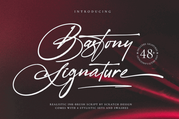40 Best Brush Script Fonts for Elegant Wedding Invitations 67 Bastony Signature Fonts 136043867 1 1 580x387 1