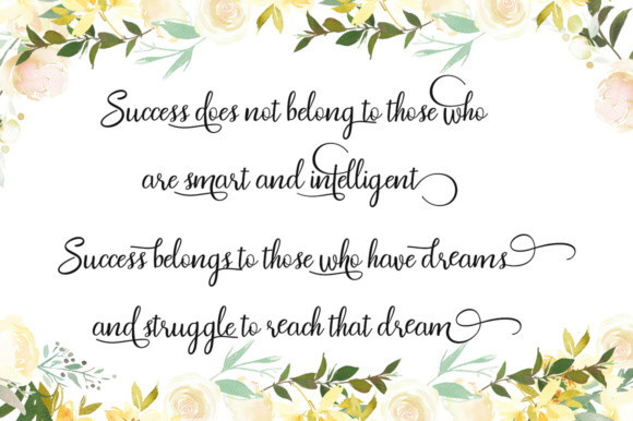 33 Best Feminine Script Fonts for Elegant Branding & Wedding Design 37 Beautiful by poentf 3 580x386 1