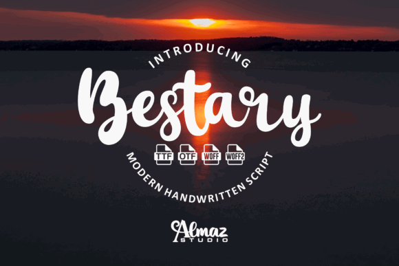 Script Fonts for Logo Design: 36 Elegant Picks That Feel Premium 23 Bestary Fonts 34855723 1 1 580x387 1