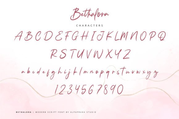 Script Fonts for Logo Design: 36 Elegant Picks That Feel Premium 54 Bethalora Fonts 58600196 11 580x387 1