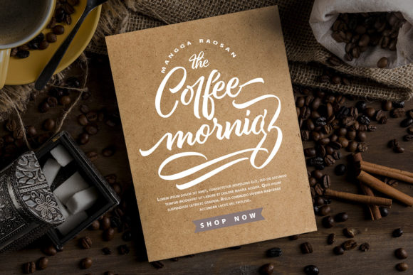 Lettering Fonts for Small Business Branding: 12 Beautiful Picks 19 Billjones Brush HandLettering Script Fonts 18503303 5 580x387 1