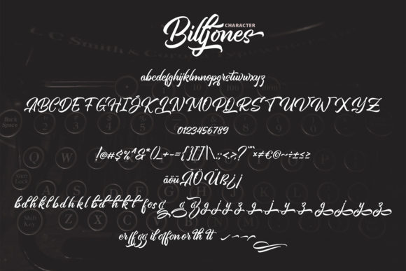 Lettering Fonts for Small Business Branding: 12 Beautiful Picks 18 Billjones Brush HandLettering Script Fonts 18503303 6 580x387 1