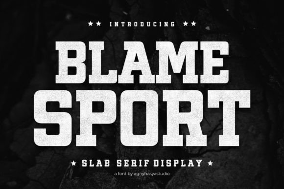 15 Best Varsity Slab Serif Fonts for Winning Sports Designs 37 Blame Sport Fonts 106138783 1 1 580x387 1