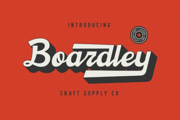 Script Fonts for Logo Design: 36 Elegant Picks That Feel Premium 92 Boardley Script by craftsupplyco 580x387 1