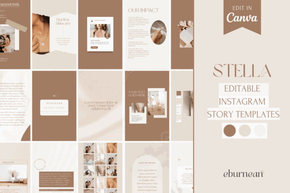 25 Instagram Story Templates: Gorgeous Designs You’ll Love 11 Boho Instagram Story Templates Canva Graphics 66007359 1 1 580x386 1