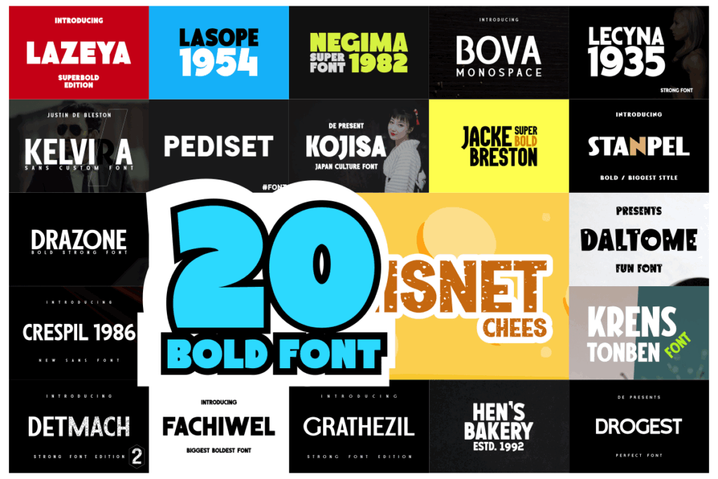 Best 10 Sans Serif Fonts Bundle for Signs: Readable Options 3 Bold Sans Font Bundle Bundles 118958526 1