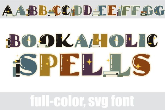 Halloween Witchy Fonts: 19 Best Picks for Spellbooks 26 Bookaholic Spells Fonts 80927513 1 1 580x387 1
