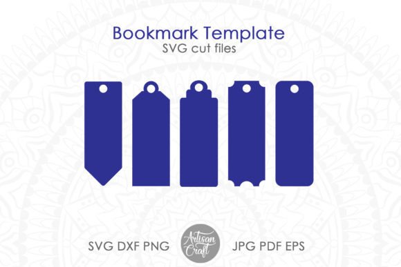 Laser Cut Wood Bookmarks Ideas: 24 Stunning Designs 4 Bookmark template SVG Blank bookmark Graphics 42831800 1 1 580x387 1