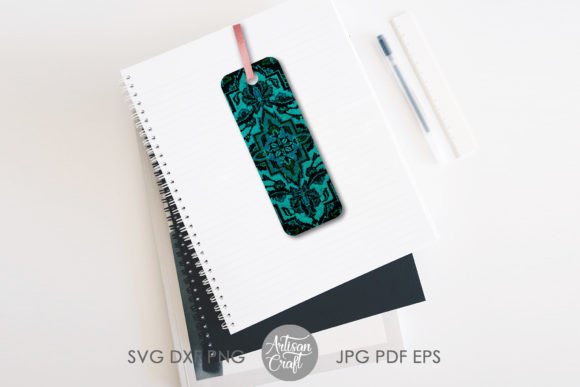 Laser Cut Wood Bookmarks Ideas: 24 Stunning Designs 3 Bookmark template SVG Blank bookmark Graphics 42831800 2 580x387 1