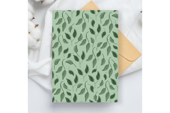 15 Wedding Invitation Template Ideas for Every Style 16 Botanical wedding invitation design featuring green leaves on a light green background.