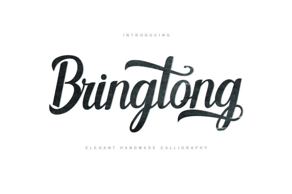 40 Best Brush Script Fonts for Elegant Wedding Invitations 60 Bringtong by joelpopon