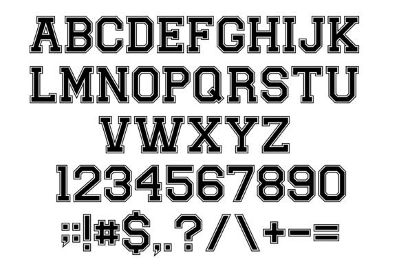 17 Collegiate Fonts: Powerful Picks for Logos & Jerseys 19 Brooklin Varsity Fonts 121338218 2 580x387 1