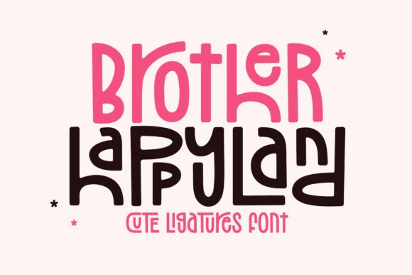 15 Graffiti Fonts for Cricut: What Actually Cuts Clean 19 Brother Happyland Fonts 105199891 1 1 580x387 1