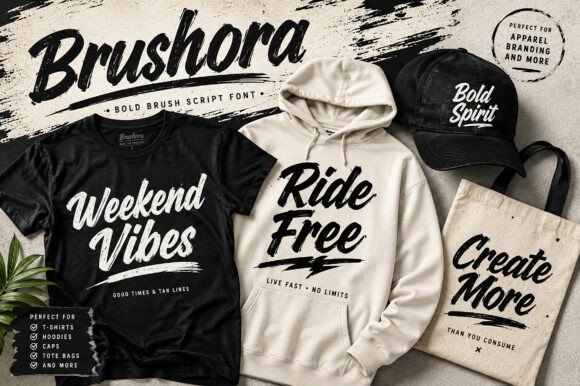Lettering Fonts for Small Business Branding: 12 Beautiful Picks 29 Brushora Fonts 150347248 5 580x386 1