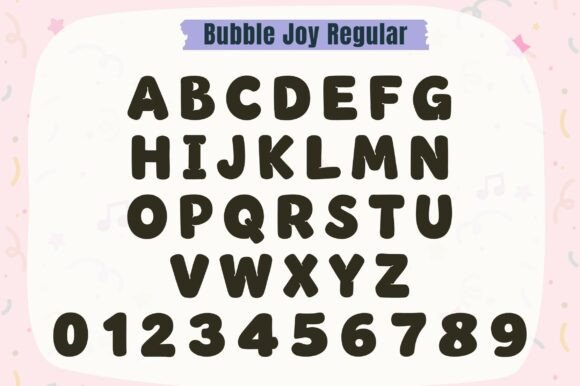 Best Display Fonts: 10 Creative Fonts for Branding, Cricut & Crafts 22 Bubble Joy Fonts 131240491 7 580x386 1