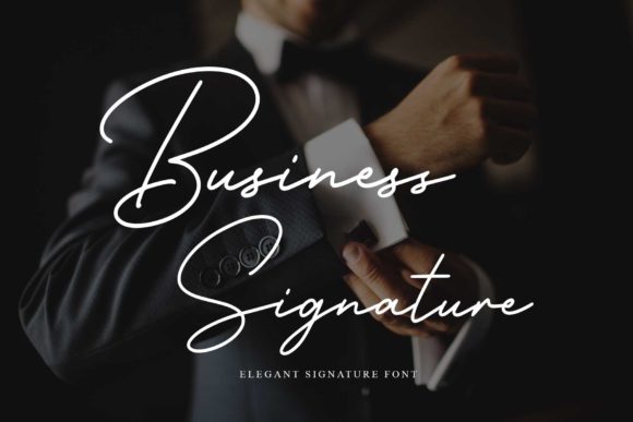 Premium Fonts: 20 Powerful Choices Designers Will Love 32 Business Signature Fonts 11371829 1 1 580x387 1