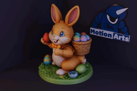 11 Most Profitable 3D Printing Models That Actually Sell 76 Cartoon Easter Bunny 3D Printing 140391672 1 1 580x387 1