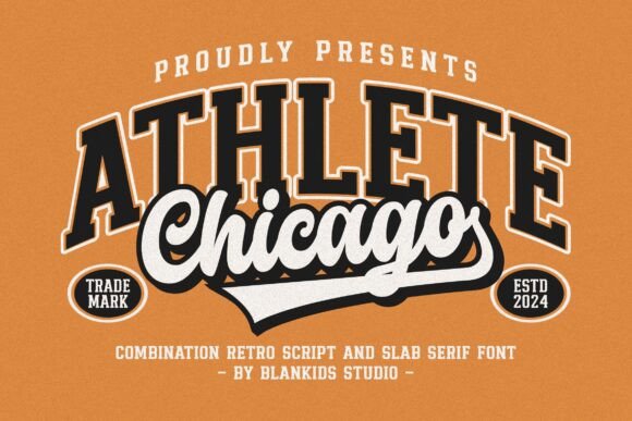15 Best Varsity Slab Serif Fonts for Winning Sports Designs 30 Chicago Athlete Fonts 107197565 1 1 580x387 1
