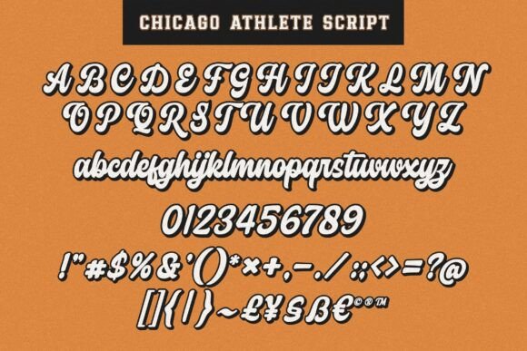 15 Best Varsity Slab Serif Fonts for Winning Sports Designs 31 Chicago Athlete Fonts 107197565 11 580x387 1
