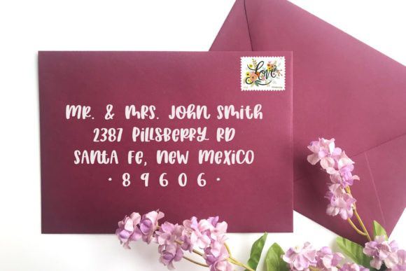 Handwritten Fonts for Vinyl Sticker Labels: 26 Best Cricut Picks 44 Chubby Cheeks Fonts 8 580x387 1