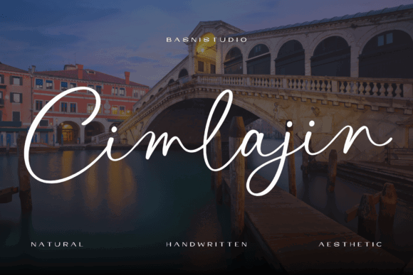 Elegant Script Fonts for Branding: 18 Stunning Picks Designers Love 8 Cimlajin Fonts 151232332 1 1 580x387 1
